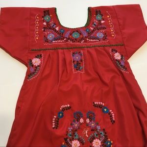 3/$35 Authentic NWOT Mexican Puebla Peasant Dress